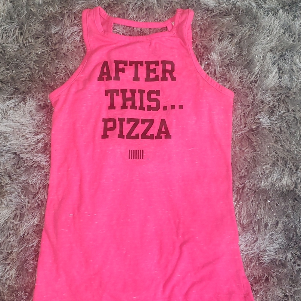 Pizza workout shirt